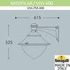 Миниатюра фото светильник уличный настенный fumagalli midipilar/vivi v50.254.000.axh27 | 220svet.ru