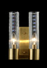 Миниатюра фото бра crystal lux otono ap2 brass/transparente | 220svet.ru