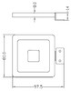 Миниатюра фото подсветка для зеркал deko-light mirror square 687038 | 220svet.ru