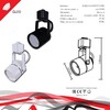 Миниатюра фото трековый однофазный светильник reluce technical 16020-9.3-001ct mr16 wt | 220svet.ru