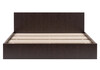 Миниатюра фото двуспальная кровать woodville адайн 160х200 венге / венге 507385 | 220svet.ru