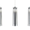 Миниатюра фото подвесной светодиодный светильник indigo rilucente 11061/3p chrome v000148l | 220svet.ru