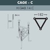 Миниатюра фото парковый фонарь fumagalli nebo/g300. g30.202.000.wye27 | 220svet.ru