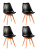 Миниатюра фото стул обеденный dobrin jerry soft lmzl-pp635-n_lb-tr_p-b-03-11152 | 220svet.ru