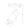 Миниатюра фото трековый магнитный светодиодный светильник elektrostandard 85011/01 a067378 | 220svet.ru