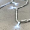 Миниатюра фото гирлянда нить 10м белая 24в, 75 led, провод белый каучук, ip65 ltc ll75-8-1w | 220svet.ru