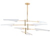 Миниатюра фото потолочная люстра на штанге inodesign beam white 54.328 | 220svet.ru