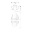 Миниатюра фото настенный светильник bogates eclipse 355/2 хром | 220svet.ru