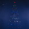 Миниатюра фото уличная светодиодная гирлянда (ul-00007284) uniel лучи росы 220v  разноцветный uld-e0200-200/sta multi ip44 | 220svet.ru
