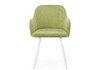 Миниатюра фото стул на металлокаркасе woodville инфини зеленый (ocean 013) / белый 631744 | 220svet.ru