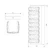 Миниатюра фото настенный светодиодный светильник eurosvet 40259 led хром/ прозрачный хрусталь strotskis | 220svet.ru