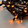 Миниатюра фото гирлянда нить 10м желтая 220в, 75 led, провод черный каучук, ip65 ltc ll75-1-2y | 220svet.ru