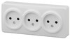 Миниатюра фото розетка эра 3х2p 16a 250v 11-2207-01 б0020697 | 220svet.ru