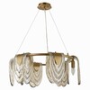 Миниатюра фото подвесная люстра lumion ochre 6515/6 латунь | 220svet.ru