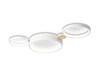 Миниатюра фото настенно-потолочный светодиодный светильник с пультом ду ambrella light comfort fl4812 | 220svet.ru