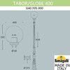 Миниатюра фото парковый фонарь fumagalli tabor/globe 400 g40.205.000.aye27 | 220svet.ru