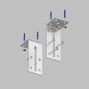 Миниатюра фото уголок регулируемый для закладных профилей denkirs smart slott tr3045 tr3045-al | 220svet.ru
