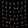 Миниатюра фото гирлянда занавес 2 x 2 м экстра тепло-белый 220в, 400 led, провод черный пвх, ip54 ltc pcl402-11-2eww | 220svet.ru