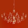 Миниатюра фото подвесная люстра светодиодная freya amela fr6138pl-l30bs | 220svet.ru