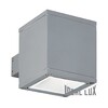 Миниатюра фото уличный настенный светильник ideal lux snif ap1 square grigio | 220svet.ru