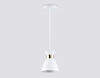 Миниатюра фото подвесной светильник ambrella light traditional loft tr8465 wh/fgd | 220svet.ru