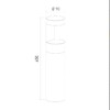 Миниатюра фото уличный светодиодный светильник elektrostandard nimbus 35126/f черный a055641 | 220svet.ru