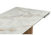 Миниатюра фото керамический стол раздвижной woodville монерон 180(240)x90 calacatta gold / дуб монтана 621194 | 220svet.ru