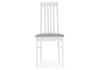 Миниатюра фото стул деревянный woodville рейнир серый / белый 528938 | 220svet.ru