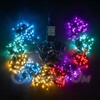 Миниатюра фото комплект 10 разноцветных нитей по 10м, 1000 led, провод черный каучук 2,3мм, ip65 ltc kfct1000-10f11-1m2 | 220svet.ru