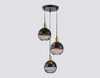 Миниатюра фото подвесной светильник ambrella light traditional loft tr8505/3 bk/cp | 220svet.ru