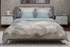 Миниатюра фото пододеяльник нувола принт тенсель бирюзовый 145*210 garda decor 144hf-70602 | 220svet.ru