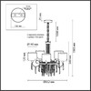 Миниатюра фото подвесная люстра odeon light exclusive nicole 4886/5 | 220svet.ru