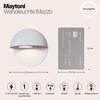 Миниатюра фото уличный настенный светодиодный светильник maytoni mezzo o033wl-l3w3k | 220svet.ru