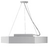 Миниатюра фото подвесной светодиодный cветильник эра hexagon spo-124-w-40k-051 51вт 4000к белый б0050556 | 220svet.ru
