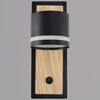 Миниатюра фото бра reluce 22540-0.2-01 bk+wood | 220svet.ru