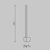 Миниатюра фото настенный светильник maytoni light stick mod237wl-l6b3k | 220svet.ru