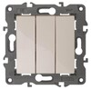 Миниатюра фото выключатель трехклавишный эра 10ax 250v 14-1107-02 б0034250 | 220svet.ru