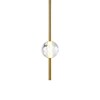 Миниатюра фото подвесной светодиодный светильник indigo ciondolo 11066/1p brass v000170l | 220svet.ru