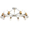 Миниатюра фото люстра на штанге loft it sven 10024/8 white | 220svet.ru