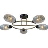 Миниатюра фото потолочная люстра illumico il0300-5csq-79 bk ab | 220svet.ru