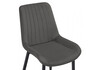 Миниатюра фото стул на металлокаркасе woodville seda-1 dark gray / gold / black 15285 | 220svet.ru