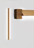 Миниатюра фото настенный светодиодный светильник fabbian pivot f39 bronze 3000  | 220svet.ru