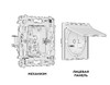 Миниатюра фото розетка с крышкой ip44 ambrella volt quant alfa ma328010 | 220svet.ru
