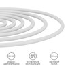 Миниатюра фото комплект светодиодного неона apeyron 220в, 6вт/м, 300лм/м, 3000к, smd 2835, 144д/м, круглый d=14, 10м, ip65 (сетевой шнур, заглушка, крепеж - 10шт) 10 | 220svet.ru
