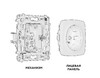 Миниатюра фото розетка ambrella volt quant omega mo327010 | 220svet.ru
