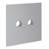 Миниатюра фото накладка для розетки телевизионной оконечной tv+sat voltum s70 vls001616 (серый) | 220svet.ru