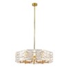 Миниатюра фото подвесная люстра indigo zaffiro v12046/8p brass v000499 | 220svet.ru