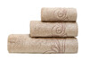 Миниатюра фото полотенце лирика модал кофе 50*90 garda decor 145ert-00608 | 220svet.ru