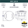 Миниатюра фото грунтовый светильник fumagalli ceci 160-2l  3f2.000.000.axd1l | 220svet.ru