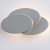 Миниатюра фото настенный светодиодный светильник arte lamp trio a1719ap-1gy | 220svet.ru